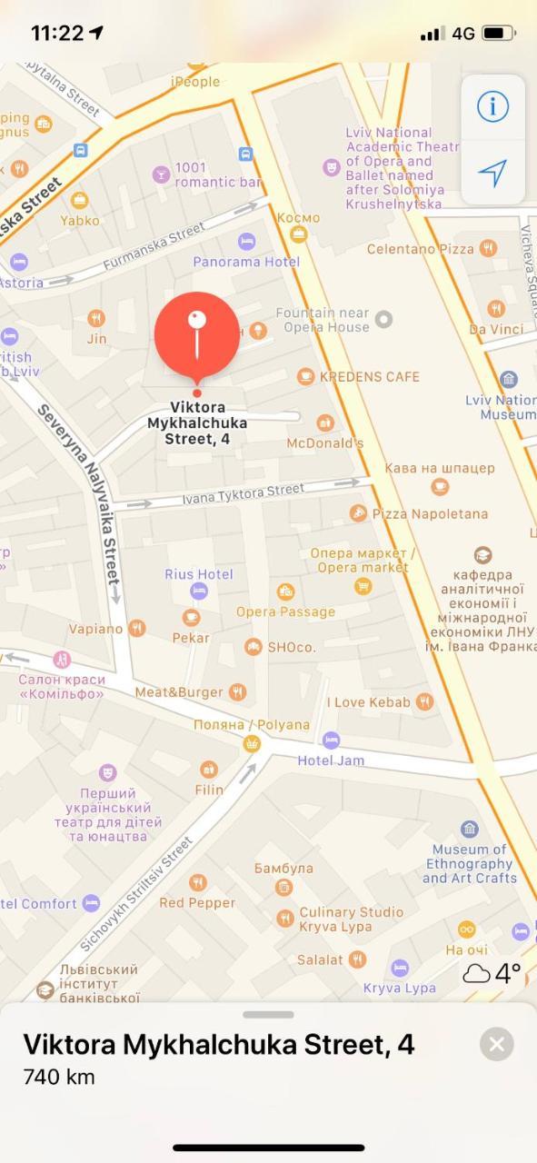 לבוב Apartment On Mikhalcuk מראה חיצוני תמונה